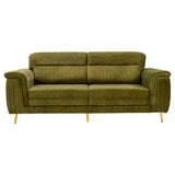 Amster Comfort Fabric Sofa 3-Seater - Green