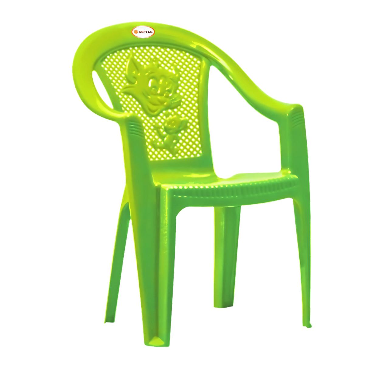 Settle Flex Baby Arm Plastic Chair - Light Green