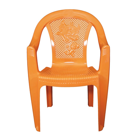 Settle Flex Baby Arm Plastic Chair - Light Orange