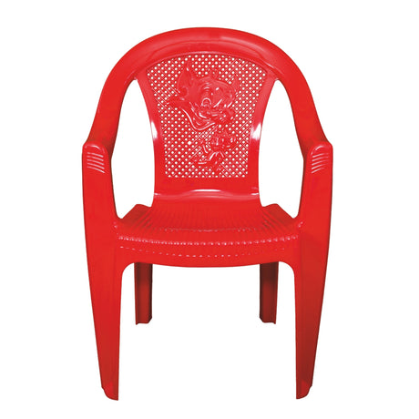 Settle Flex Baby Arm Plastic Chair - Red