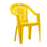 Settle Flex Baby Arm Plastic Chair - Lemon Yellow