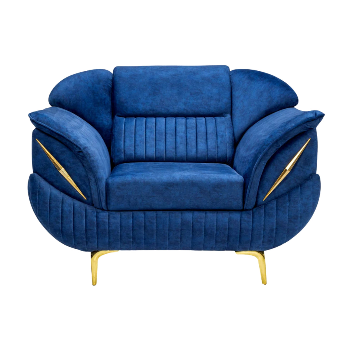 Barcelona Supreme Fabric Sofa 1-Seater - Blue
