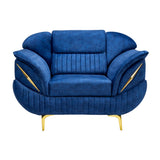 Barcelona Supreme Fabric Sofa 1-Seater - Blue