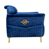 Barcelona Supreme Fabric Sofa 1-Seater - Blue