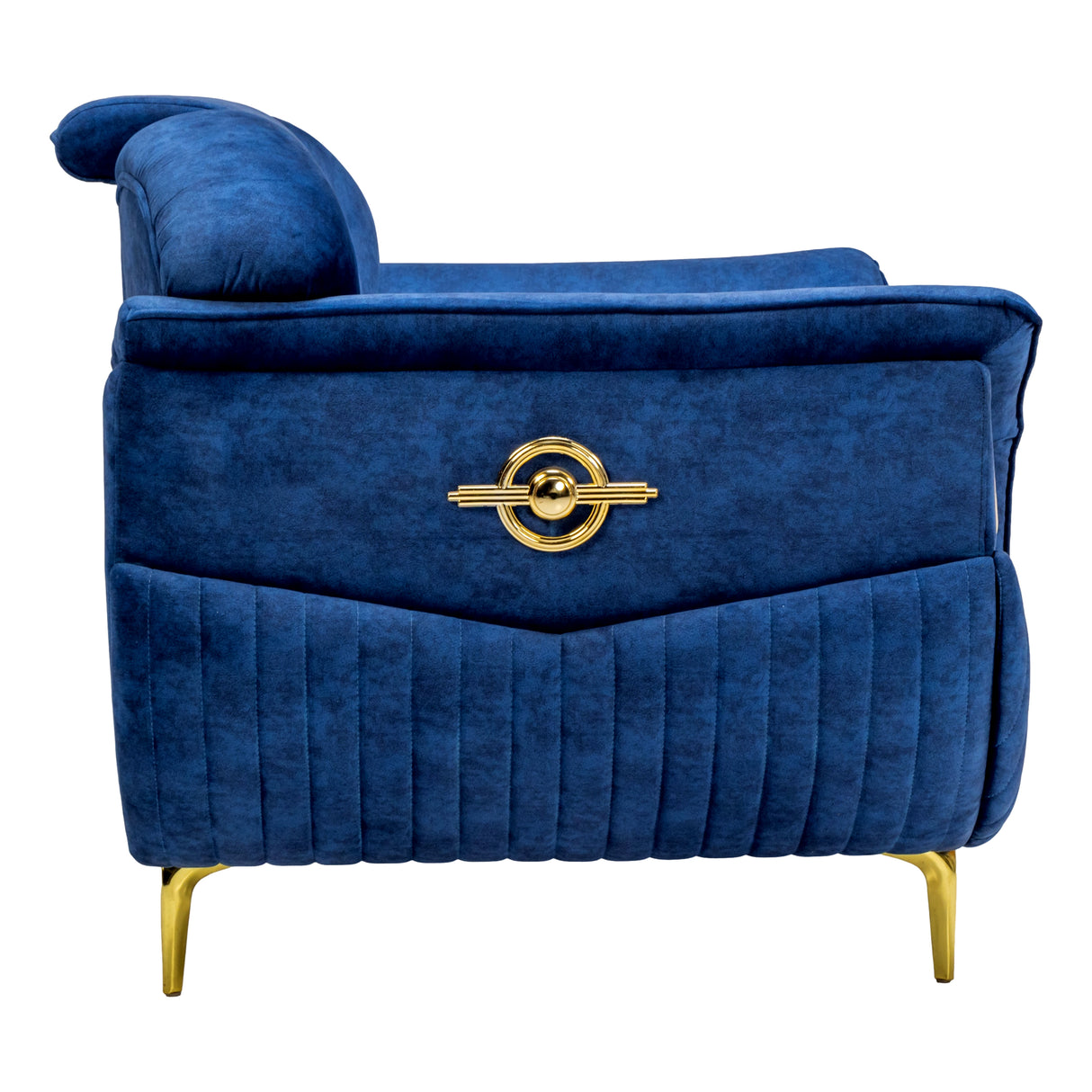 Barcelona Comfort Fabric Sofa Set (3+1+1 Seater) - Blue