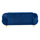 Barcelona Comfort Fabric Sofa Set (3+1+1 Seater) - Blue