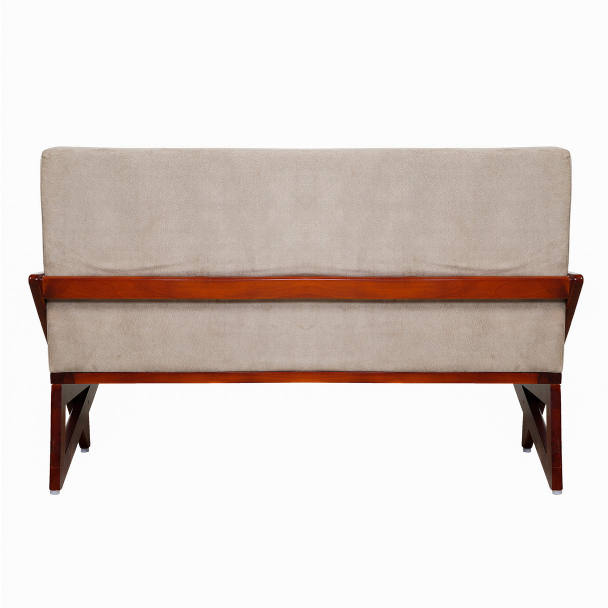 Barnet Wooden Sofa 3-Seater - Teak Finish