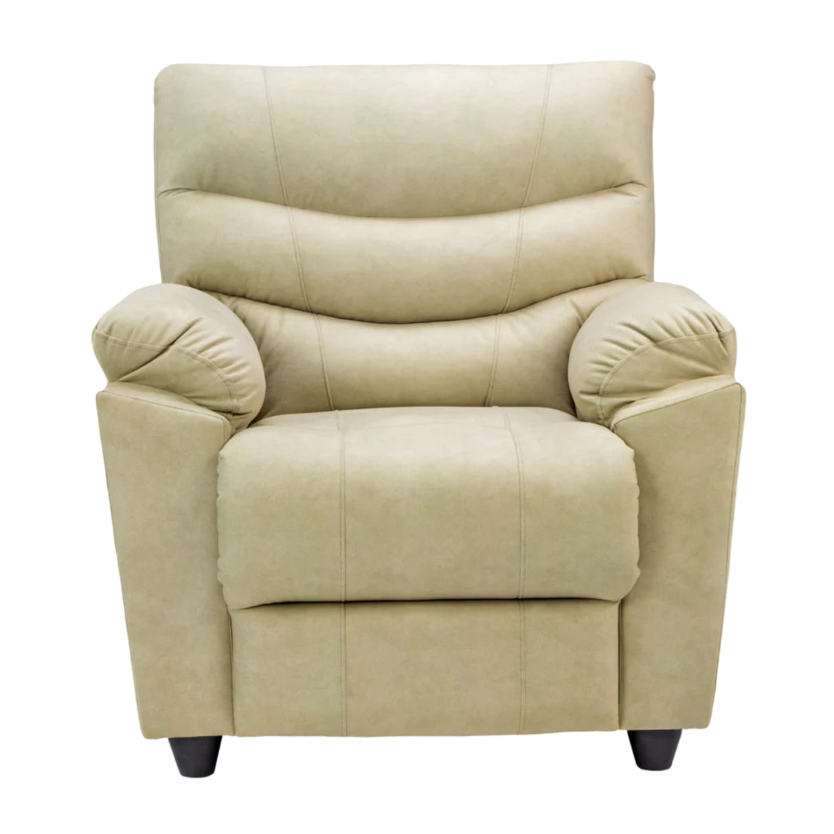 Bonn Royale Fabric Sofa 1-Seater - Half White