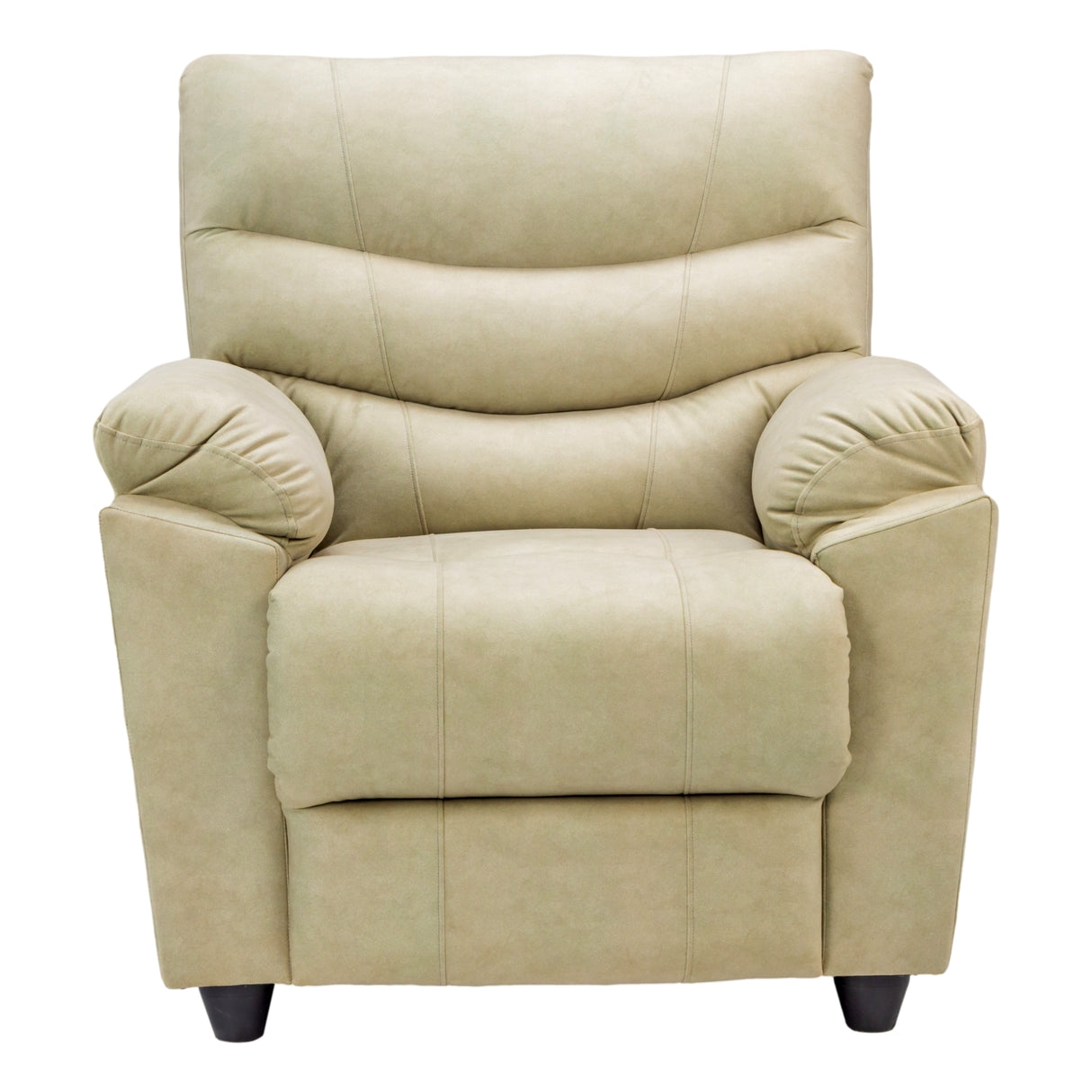 Bonn Royale Fabric Sofa Set (3+1+1 Seater) - Half White