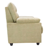 Bonn Royale Fabric Sofa Set (3+1+1 Seater) - Half White