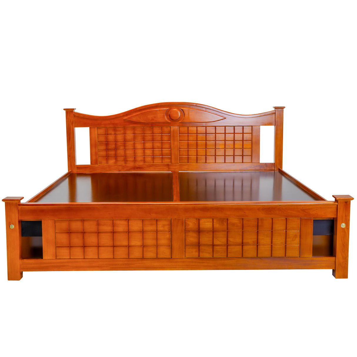 Brampton Wooden Cot King Size - Teak Finish