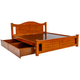 Brampton Wooden Cot King Size - Teak Finish