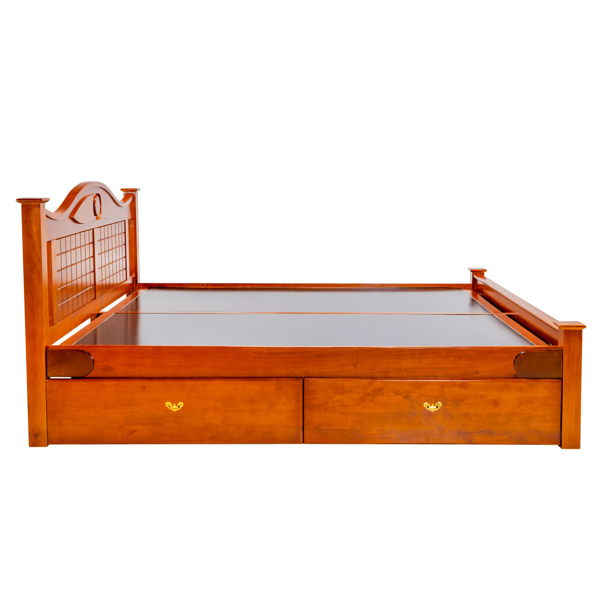 Brampton Wooden Cot King Size - Teak Finish