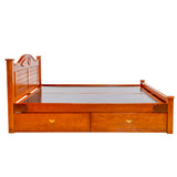 Brampton Wooden Cot King Size - Teak Finish