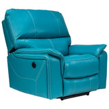 Brussels Rexine Recliner 1-Seater - Blue