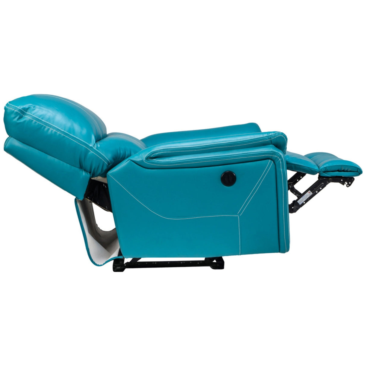 Brussels Rexine Recliner 1-Seater - Blue