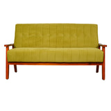 Clifton Wooden Sofa 3-Seater - Teak Finish