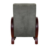 Dakota Wooden Sofa Set (3+1+1-Seater) - Light Walnut Finish