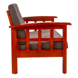 Dallas Classic Wooden Sofa 3-Seater - Honey Finish