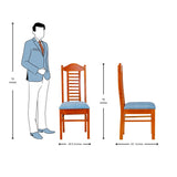 Bruno Classic Charm Dining Chair - Teak Finish