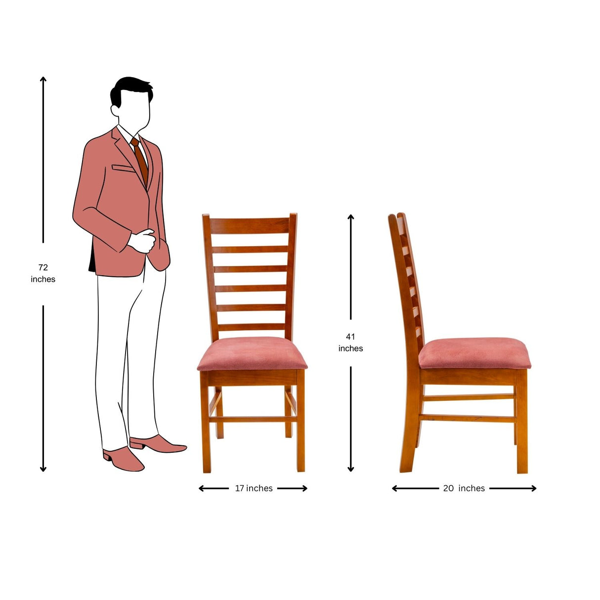 Shanghai Classic Dining Chair - Teak Finish