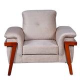 Easton Fabric Sofa Set (3+1+1-Seater) - Beige