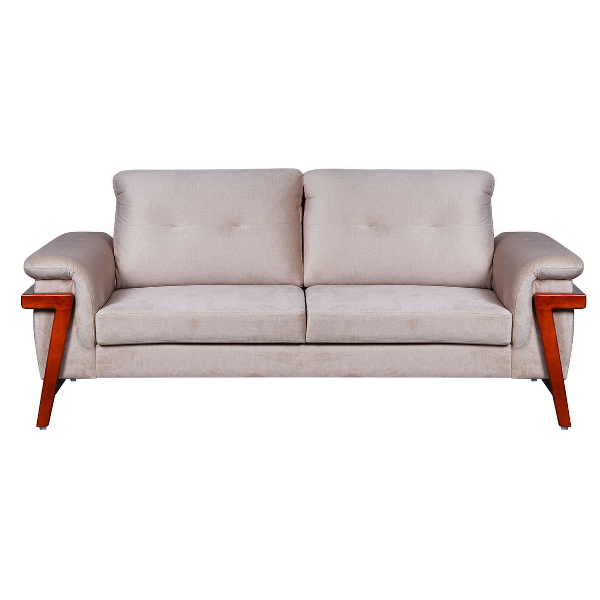 Easton Fabric Sofa 3-Seater - Beige