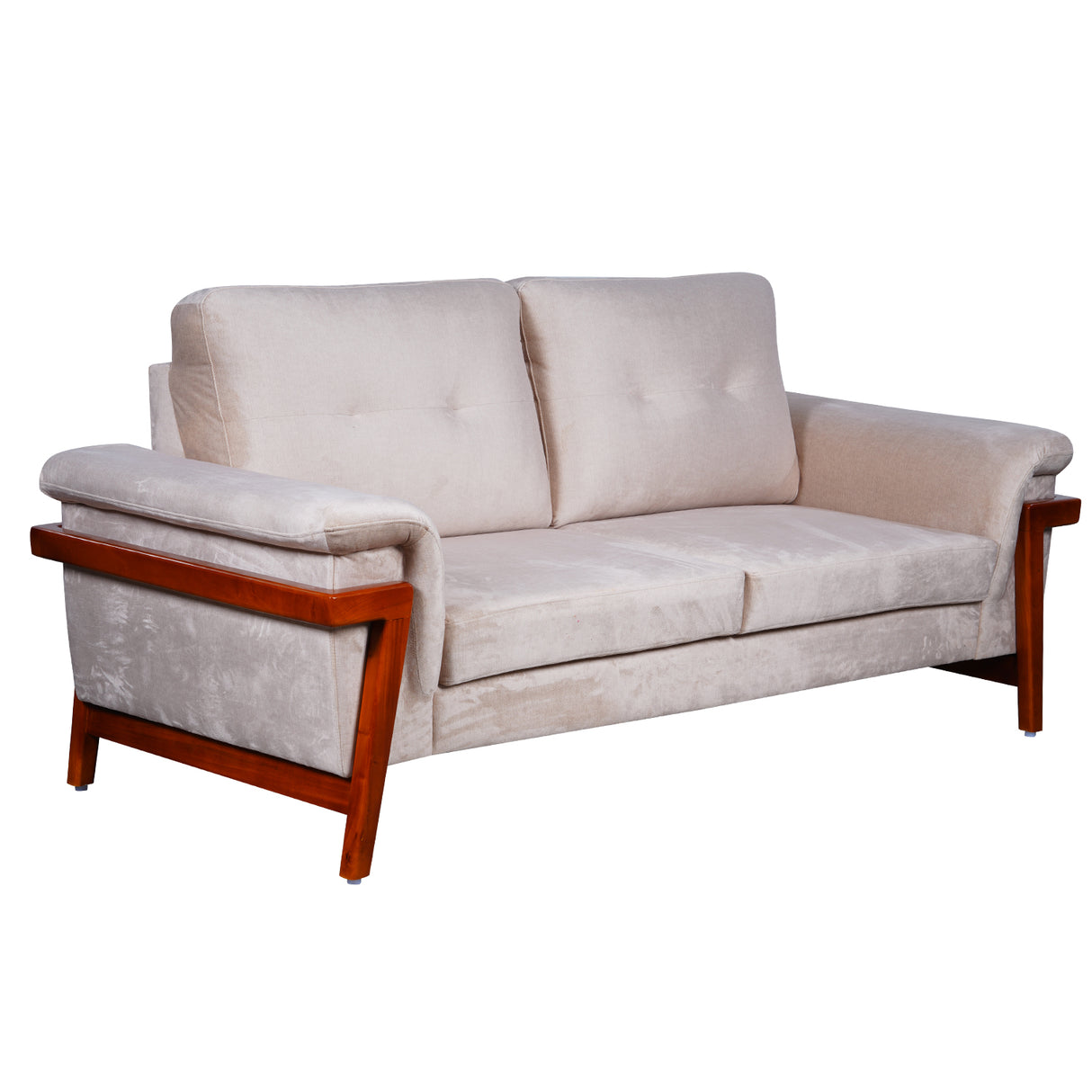 Easton Fabric Sofa Set (3+1+1-Seater) - Beige