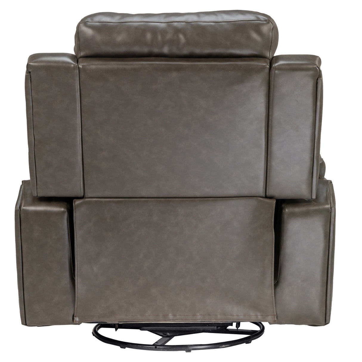 Edinburgh Elite Rexine Recliner 1-Seater - Dark Grey