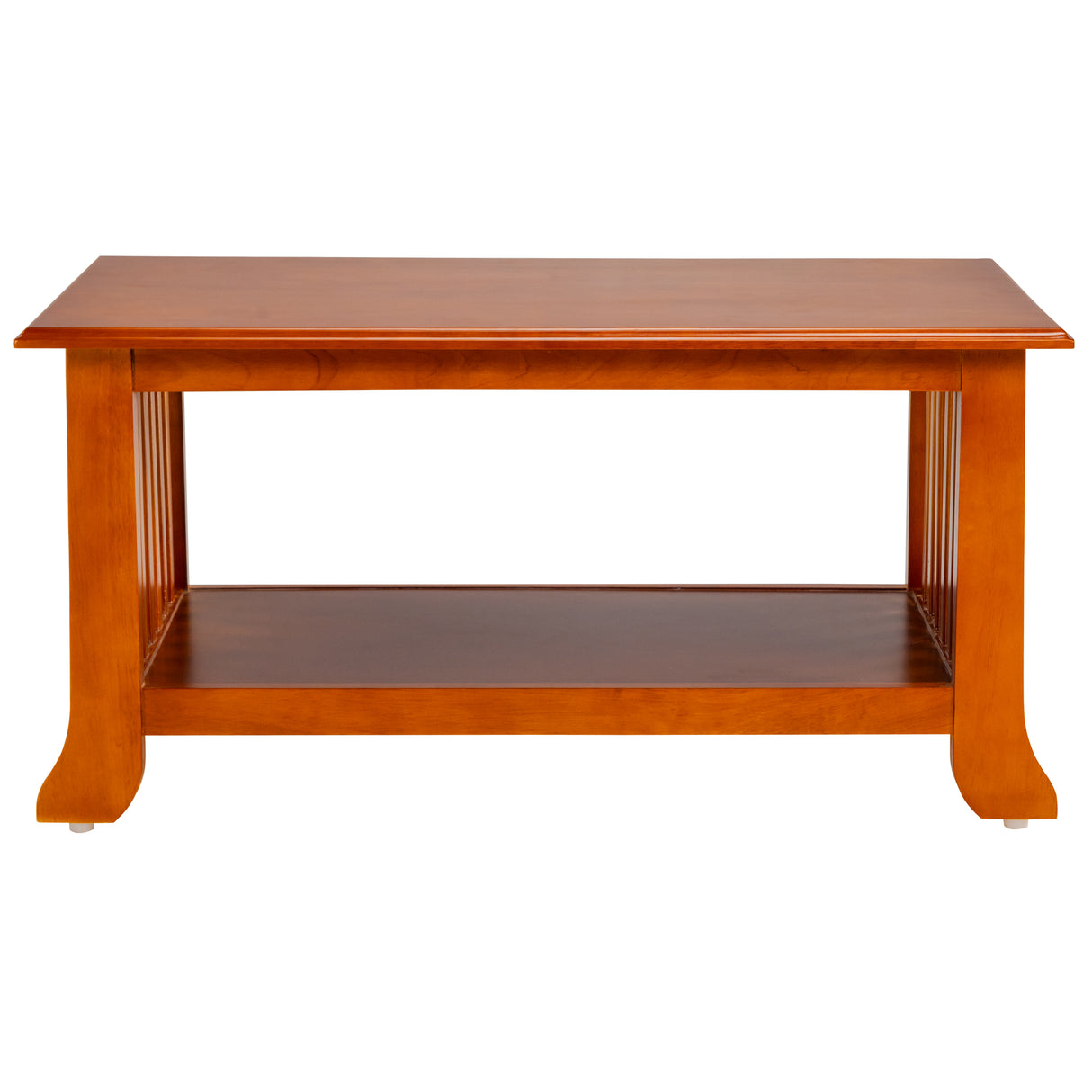 Ely Wooden Coffee Table - Teak Finish