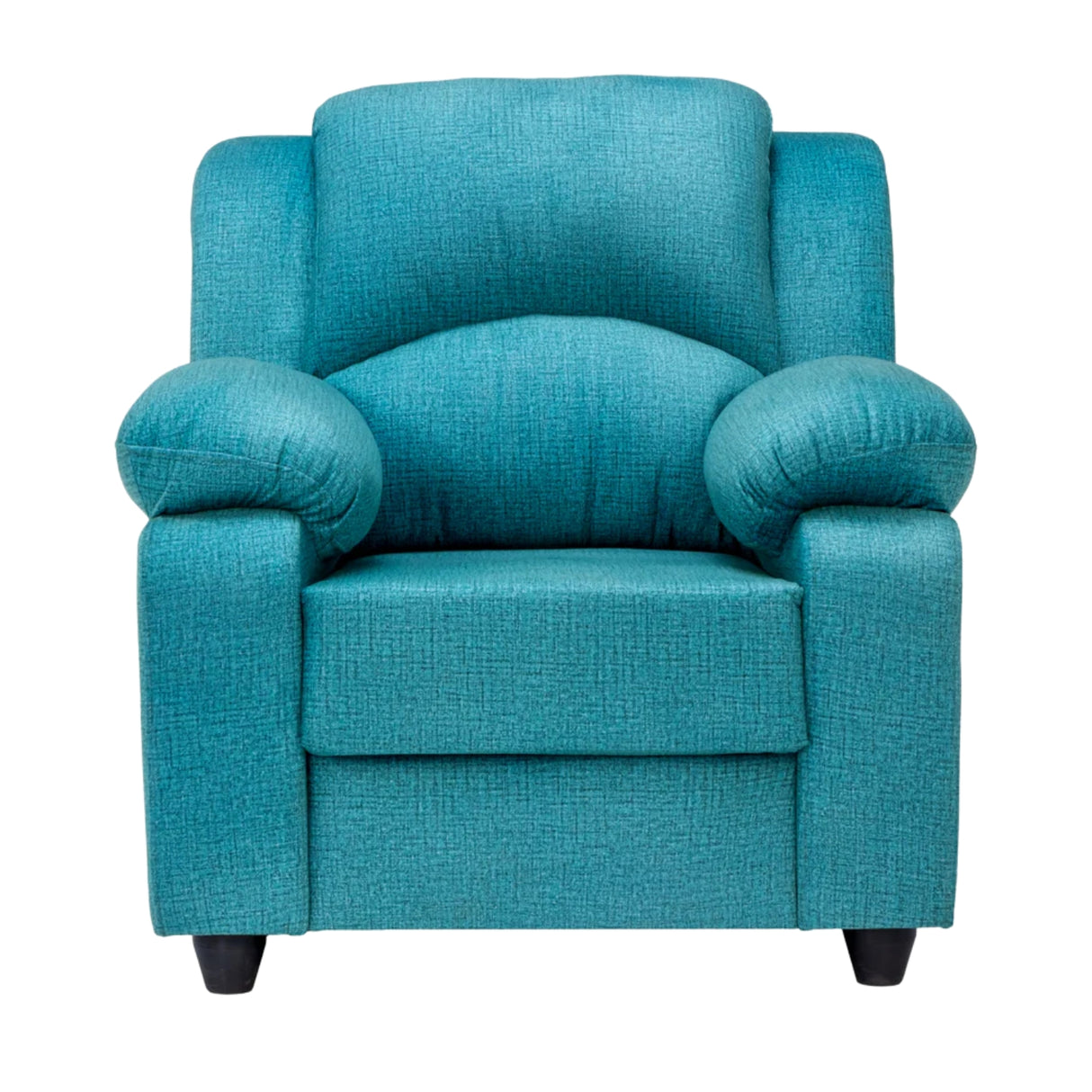 Emden Cozy Fabric Sofa 1-Seater - Blue