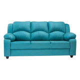 Emden Cozy Fabric Sofa 3-Seater - Blue