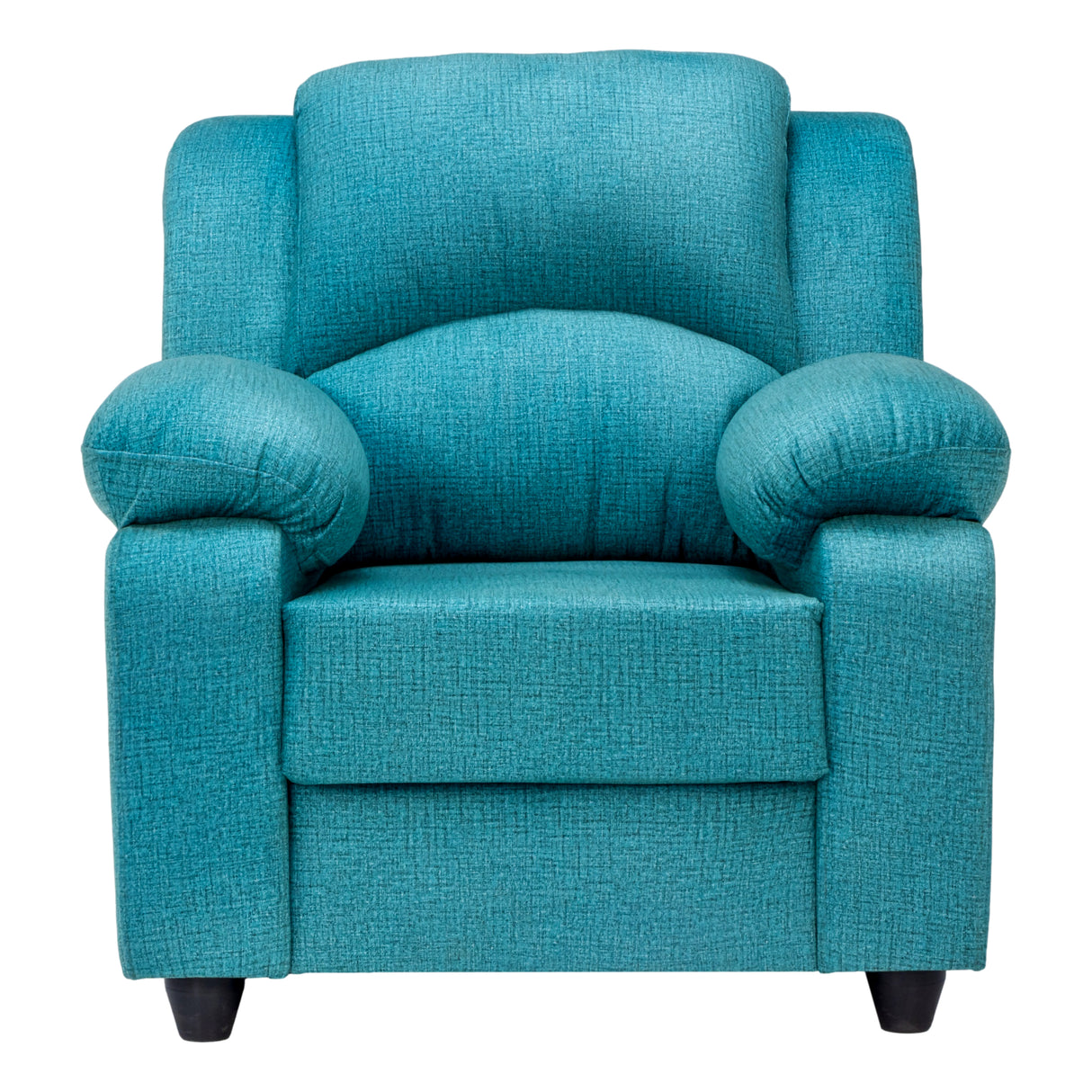 Emden Premium Fabric Sofa Set (3+1+1 Seater) - Blue