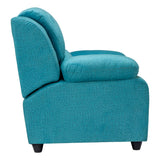 Emden Premium Fabric Sofa Set (3+1+1 Seater) - Blue