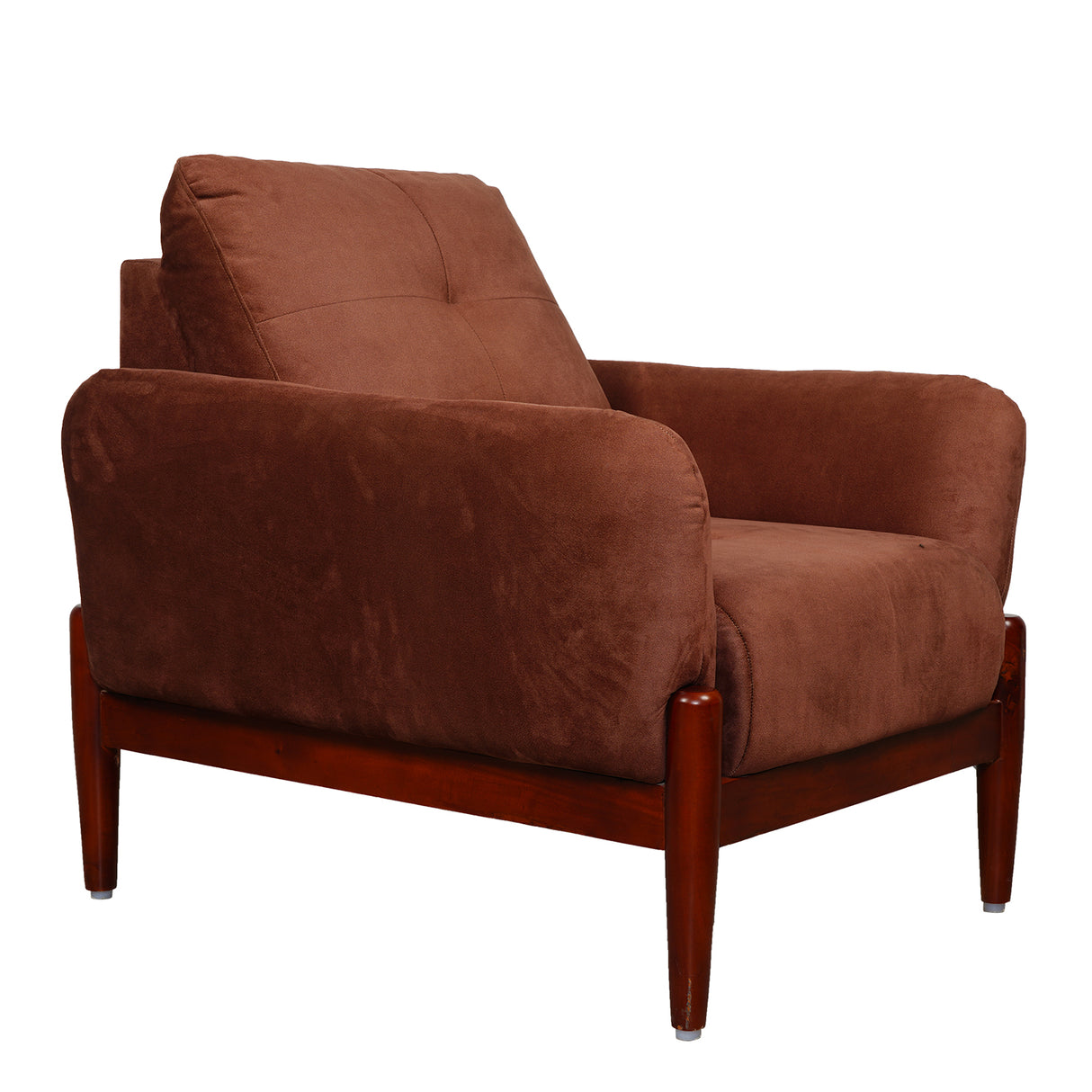 Enfield Fabric Sofa 1-Seater - Maroon
