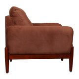 Enfield Fabric Sofa 3-Seater - Maroon