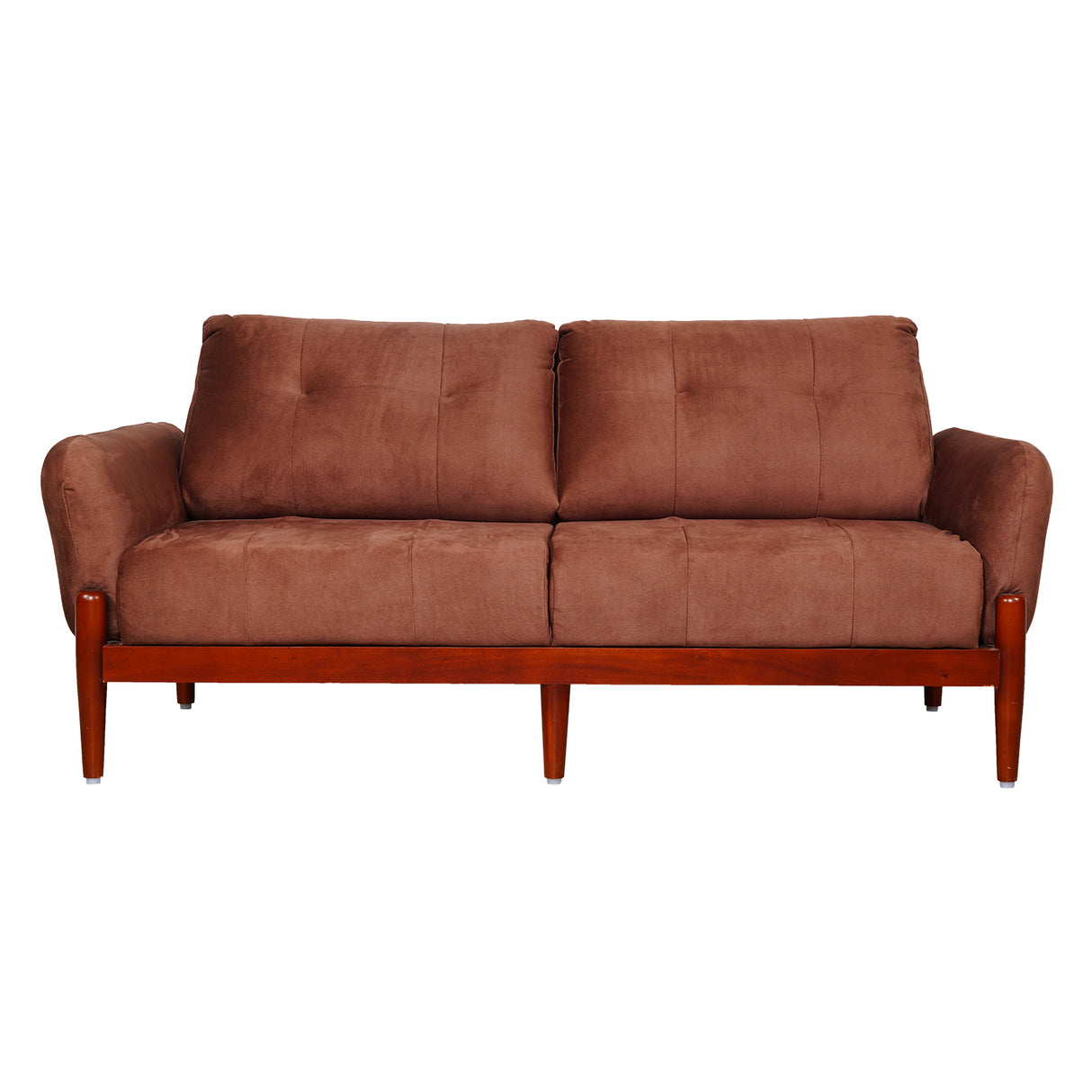 Enfield Fabric Sofa 3-Seater - Maroon