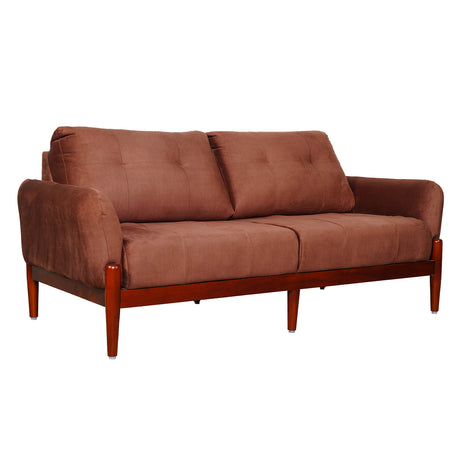 Enfield Fabric Sofa 3-Seater - Maroon