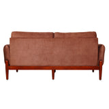 Enfield Fabric Sofa 3-Seater - Maroon