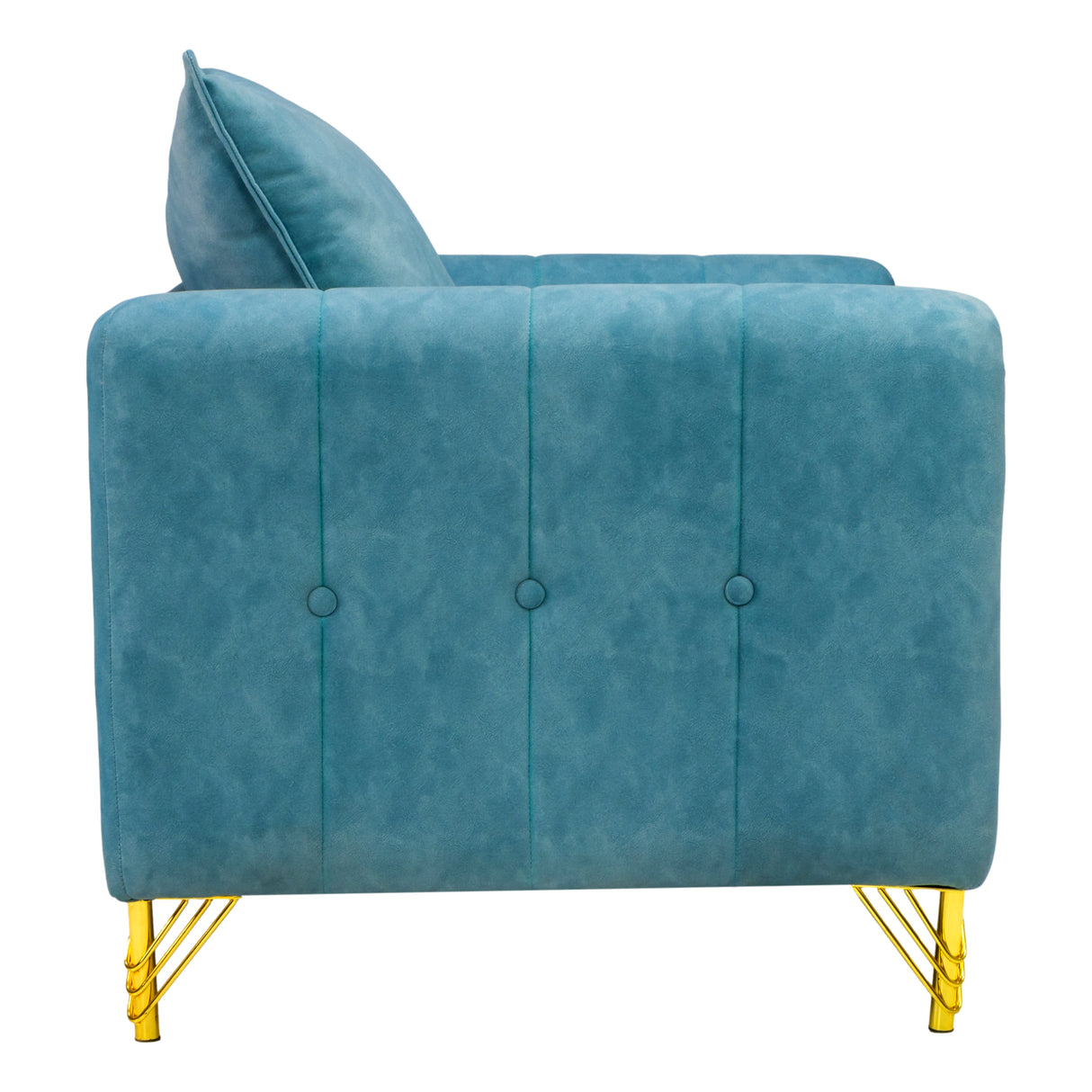 Estonia Contemporary Fabric Sofa Set (3+1+1 Seater) - Green
