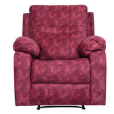 Ferrara Fabric Recliner 1-Seater - Maroon