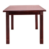 Glenburn Rectangle Wooden Top Dining Table 4-Seater - Honey Finish
