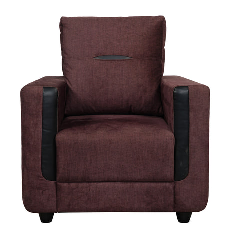 Hague Fabric Sofa Set (3+1+1-Seater) - Brown