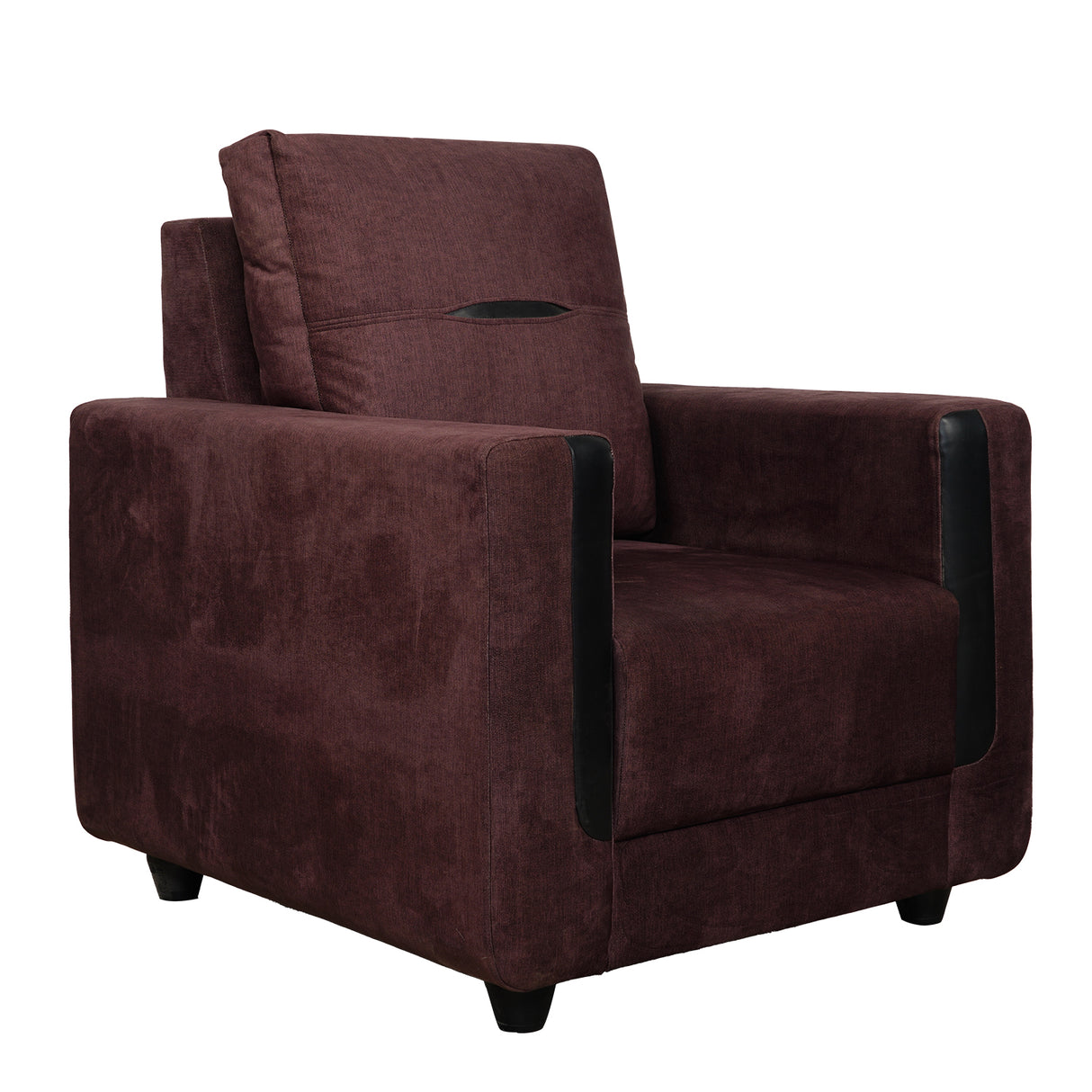 Hague Fabric Sofa Set (3+1+1-Seater) - Brown