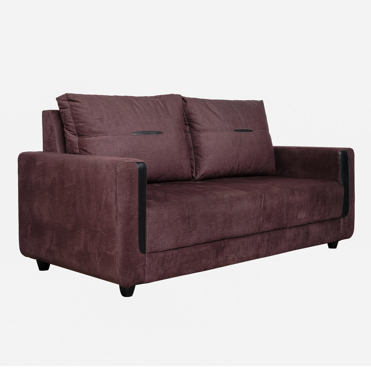 Hague Fabric Sofa Set (3+1+1-Seater) - Brown