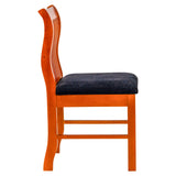 Havana Stylish Dining Chair - Teak Finish