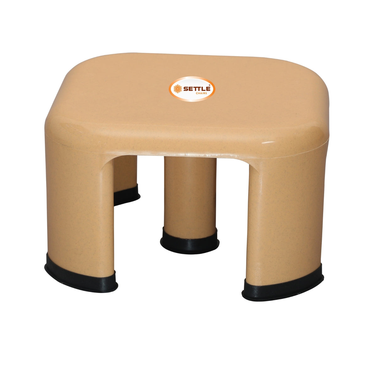 Settle Aura Premium Plastic Foot Stool – Beige
