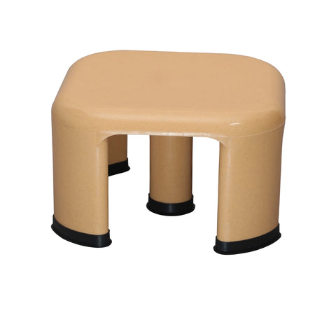 Settle Aura Premium Plastic Foot Stool – Beige