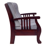 Indiana Elite Wooden Sofa 3-Seater - Light Walnut Finish