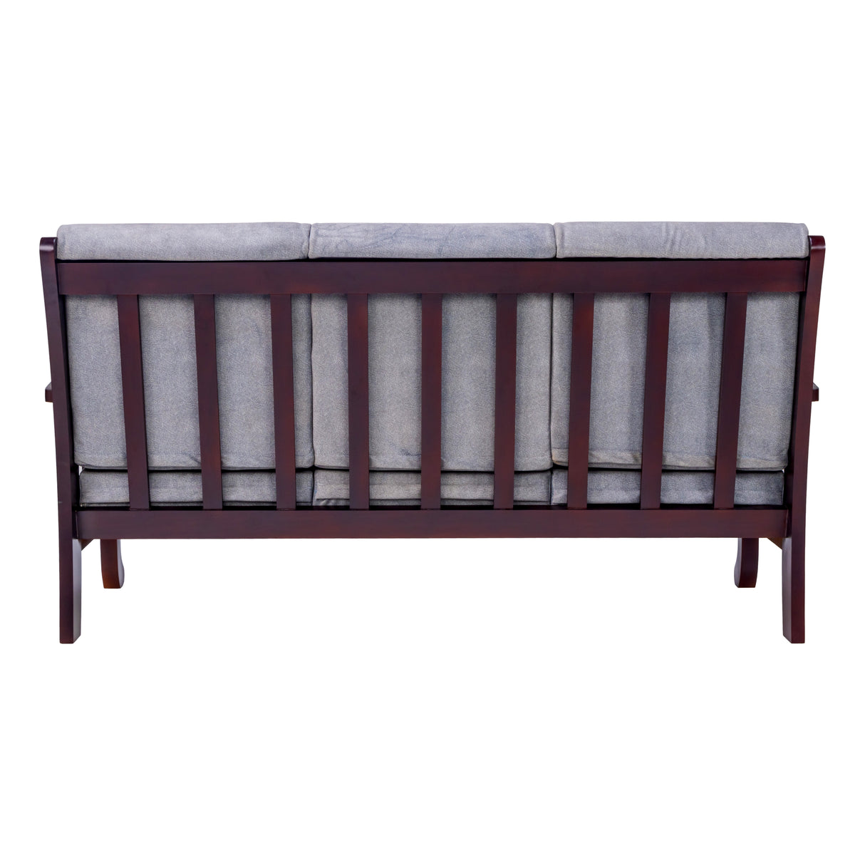 Indiana Elite Wooden Sofa 3-Seater - Light Walnut Finish